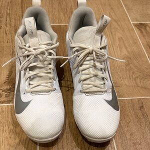 Nike White and Gray Training Sneakers